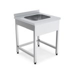 Work Table With 1 Sink 600 : 700 (Demontable)2